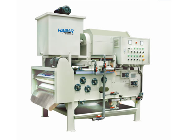 HTA Belt Filter Press Combined Rotary Drum Thickener, Economical Type