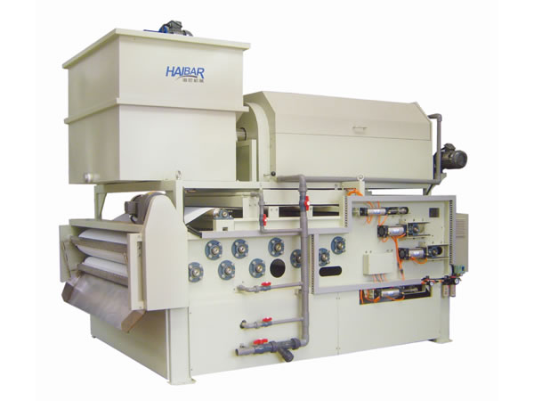 HTBH Belt Filter Press Combined Rotary Drum Thickener, Standard Type