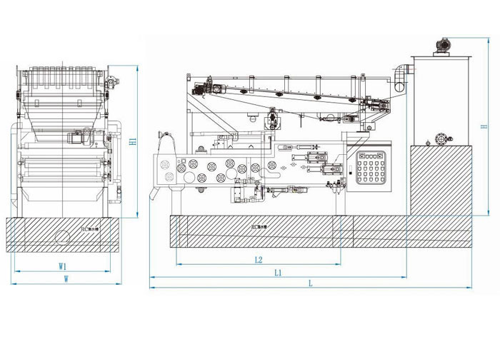 HTB3 Industrial Filter Press (Gravity Belt Type)